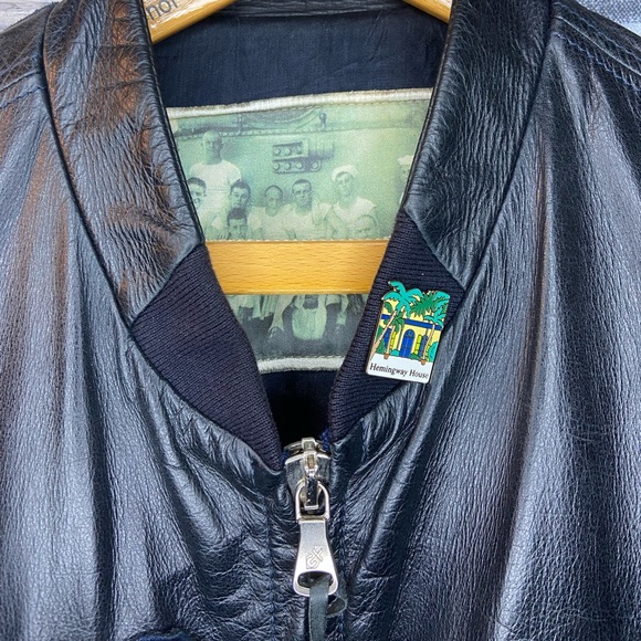 Men’s RARE JEANFRANCO FERRE leather jacket - Picture 8 of 9